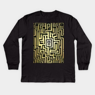 The maze t-shirts Kids Long Sleeve T-Shirt